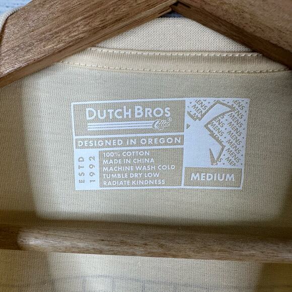 Dutch Bros Mens Size Medium Long Sleeve T-Shirt Its All Good Change the World - Picture 7 of 8